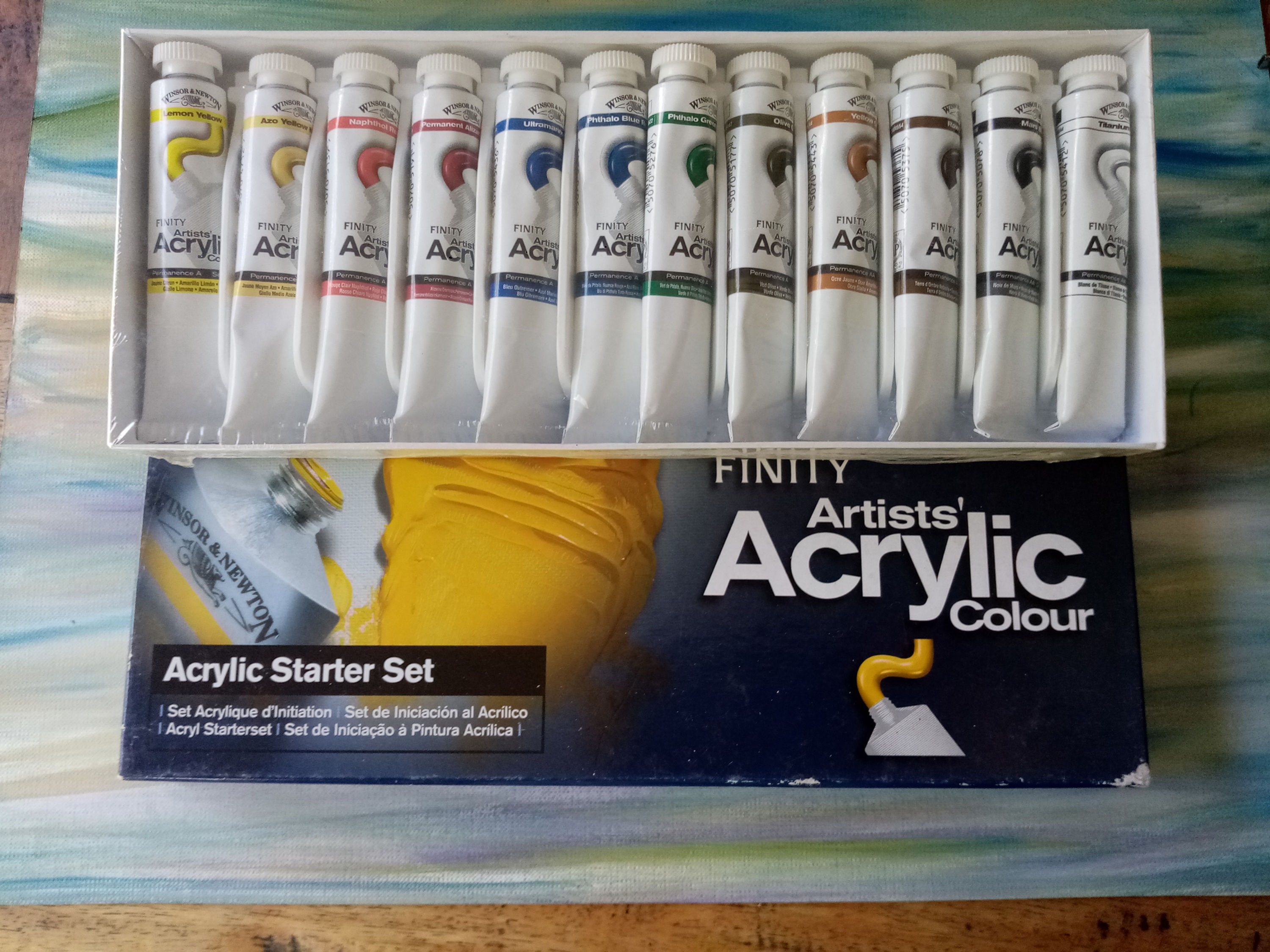 WINSOR & NEWTON FINITIY ARTISTS ACRYLIC 12 X 20 ML
