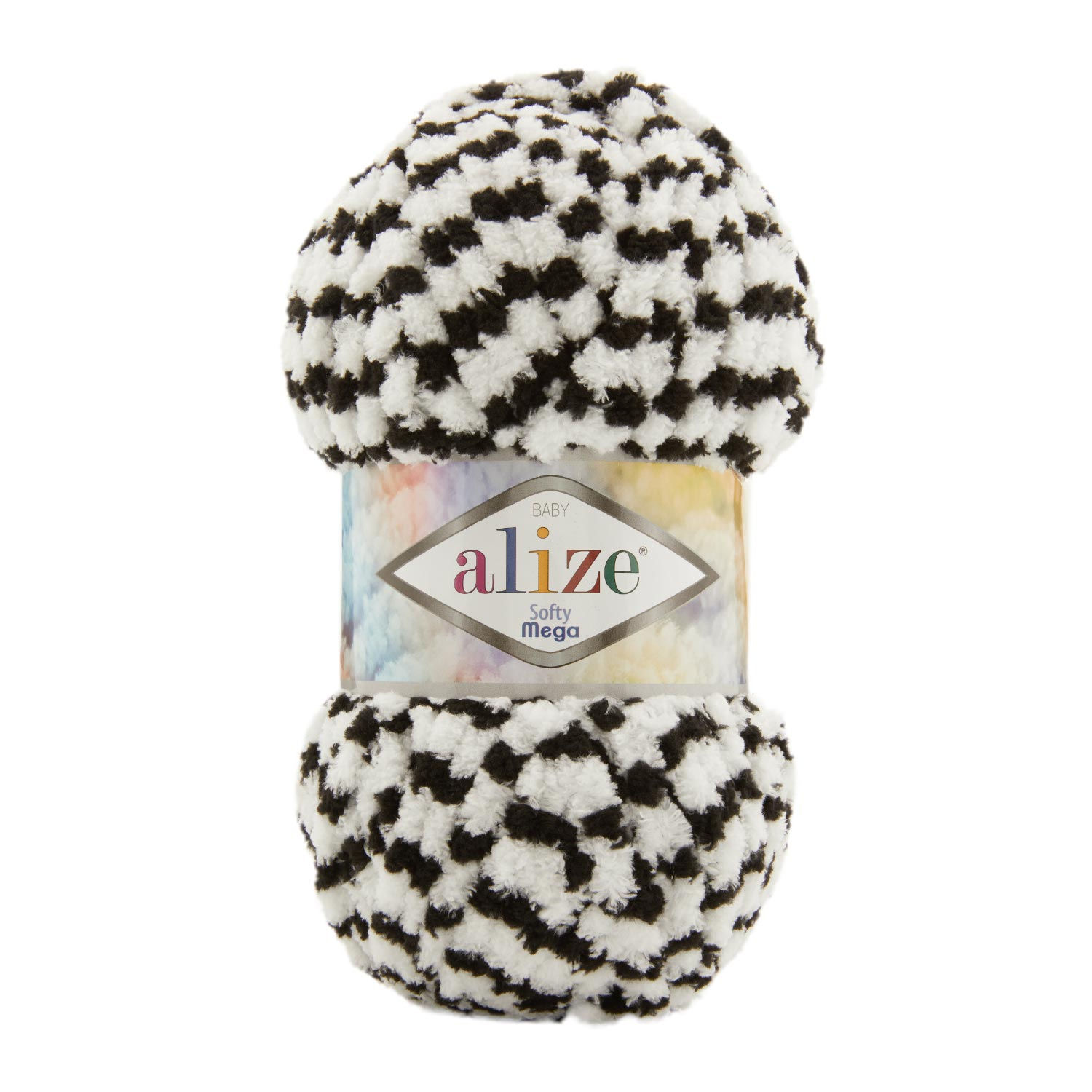 Softy Mega 100g -6451 Blanc & Noir