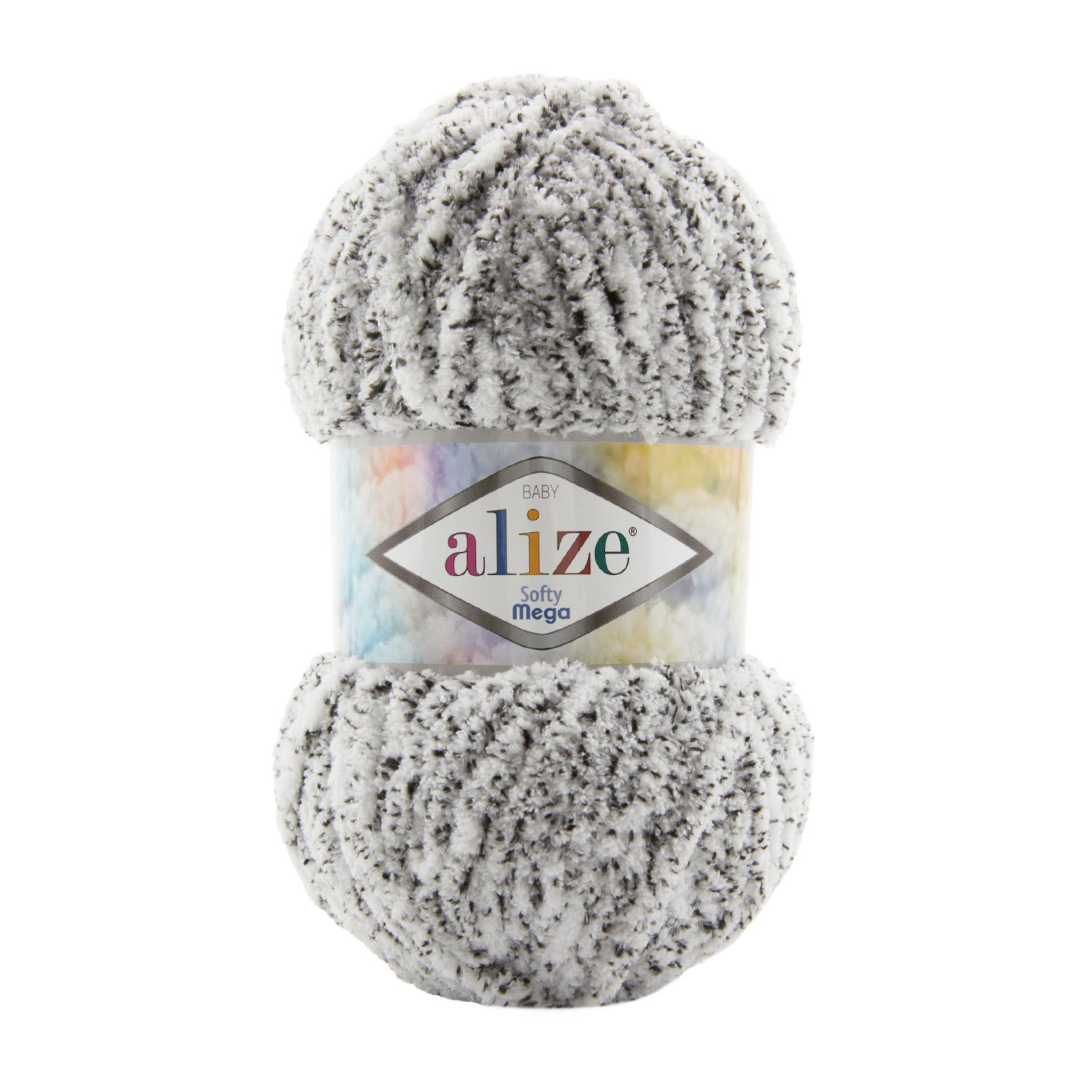 Softy Mega 100g - 686 Blanc tacheté