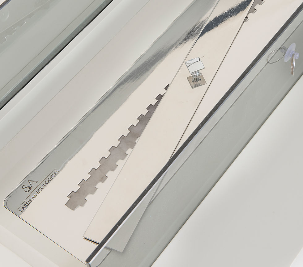 Miniatura: Mesa de centro Decor 60cm inox