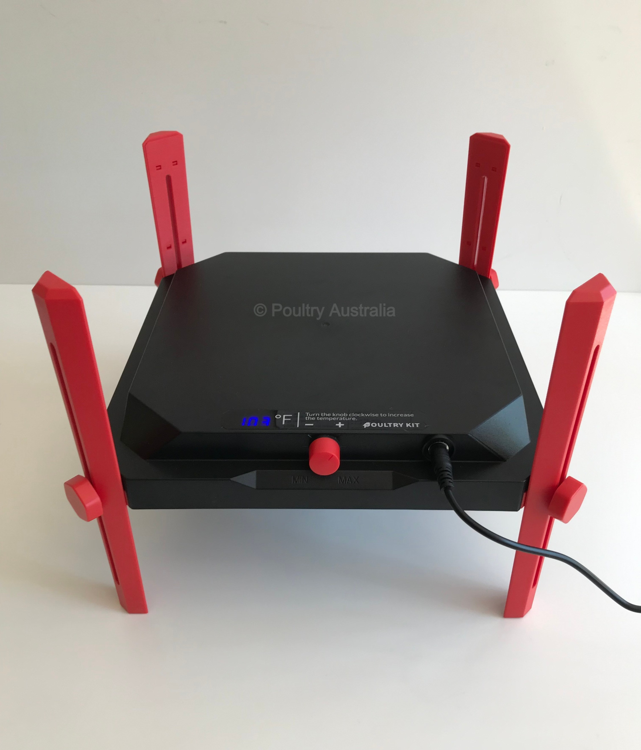 PoultryKit Brooder Heater 12" X 12" For 25 Chicks, Safe DC - View #2