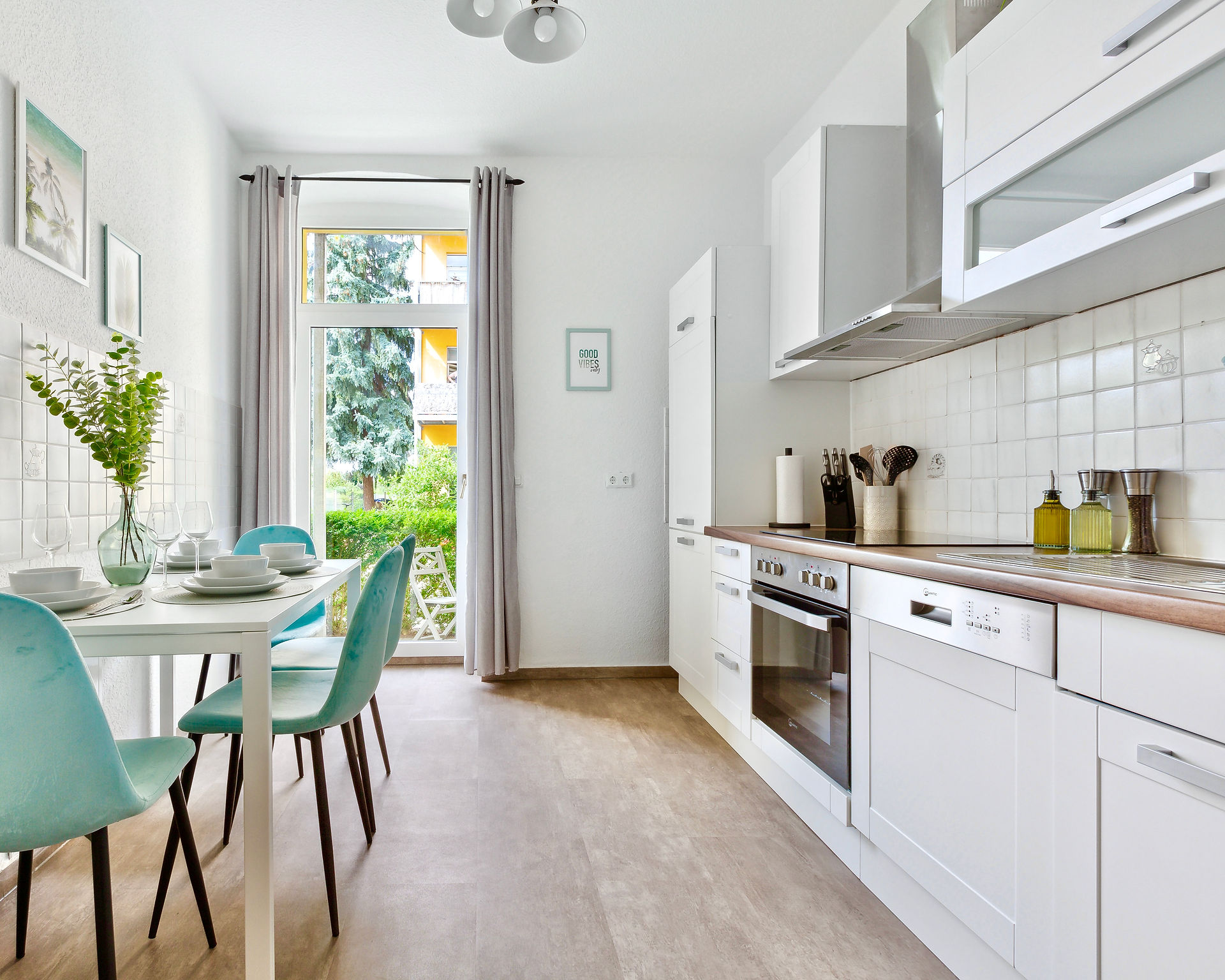 Ferienwohnung in Magdeburg Sachsen-Anhalt Airbnb Booking.com Kurzzeitvermietung Sage Garden Ferienwohnung Annika Shurafa Ferienwohnung einrichten Tipps