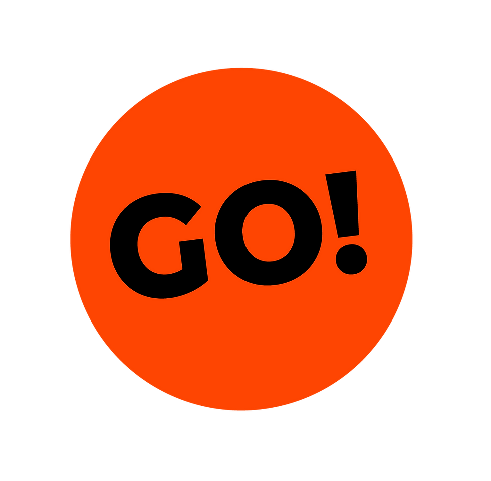 Sticker "GO!"