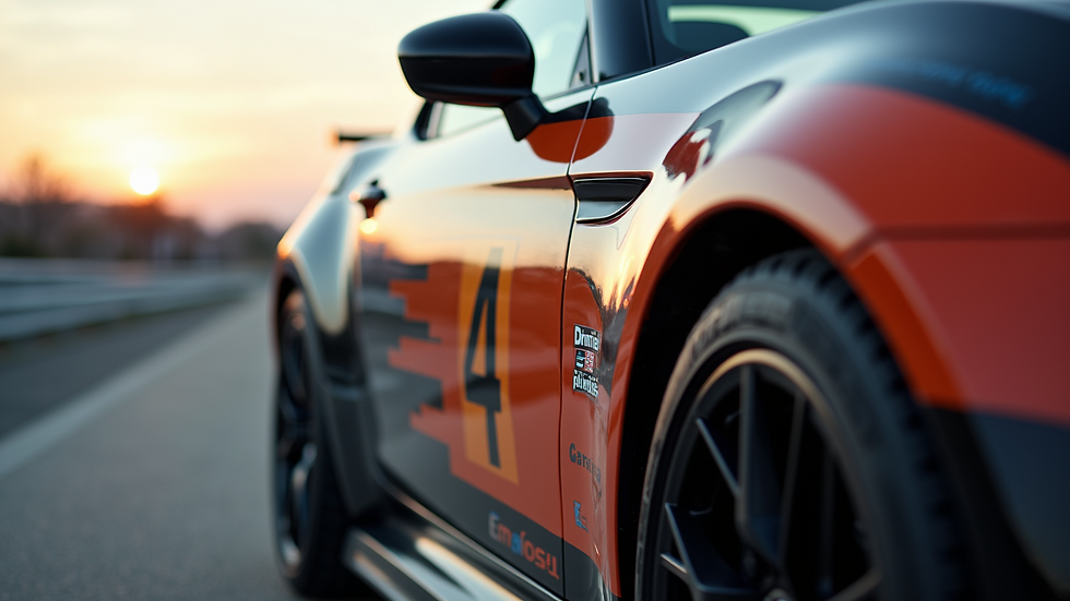Rev up Your Brand with Custom Racing Decals and Banners