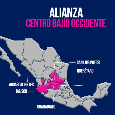 Alianza Centro-Bajío-Occidente plantea plan de reactivación económico 