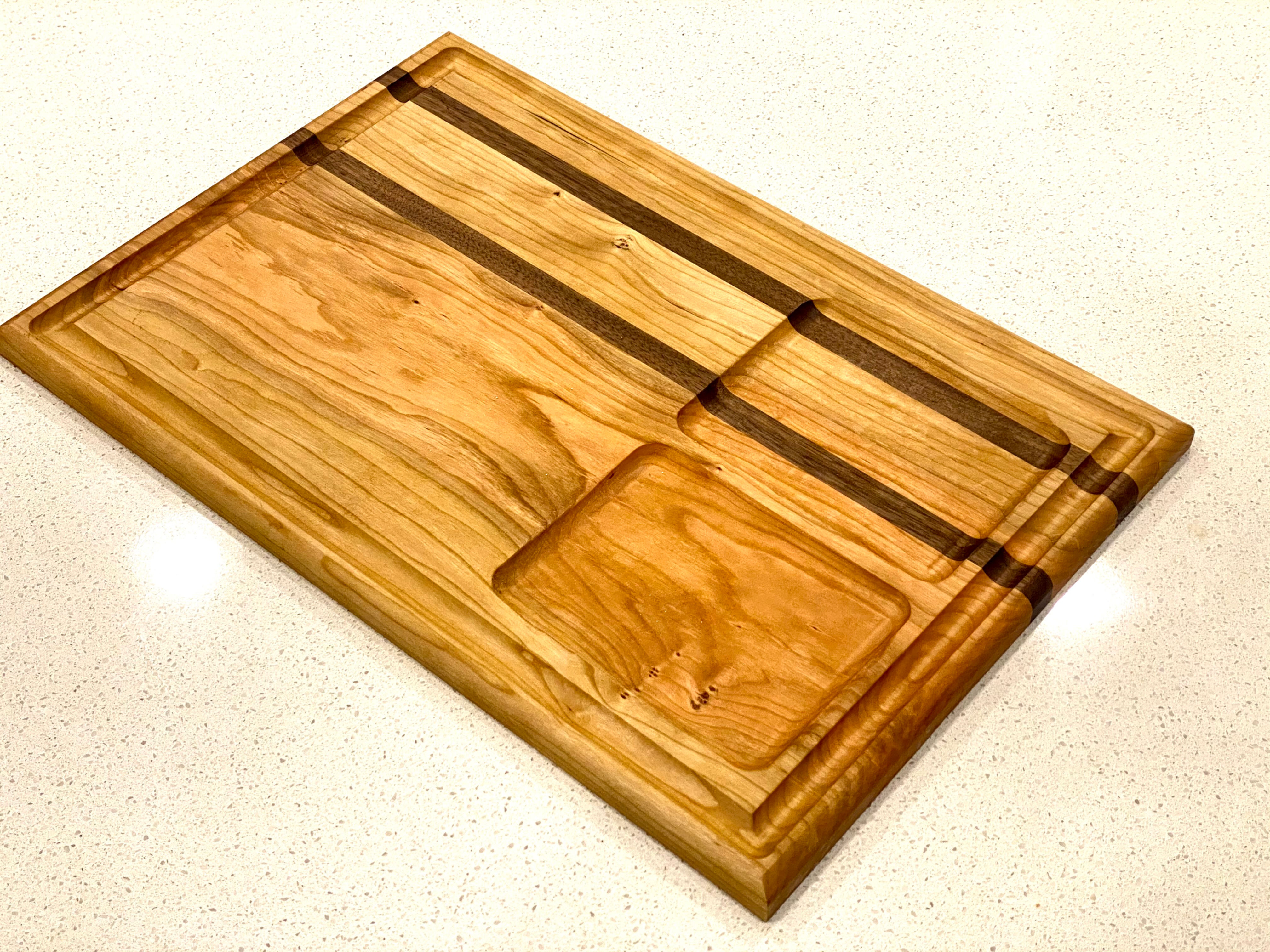 Walnut Maple & Cherry Cutting Board