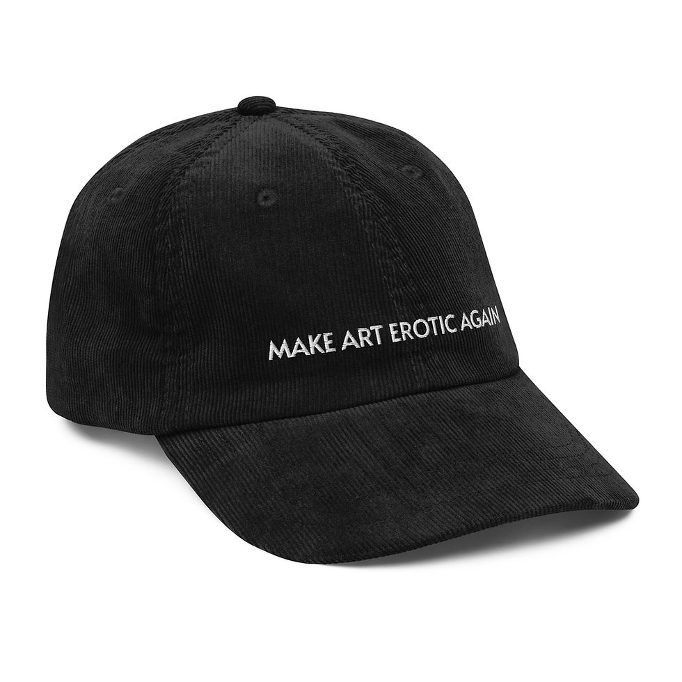 섬네일: MAKE ART EROTIC AGAIN Corduroy Cap