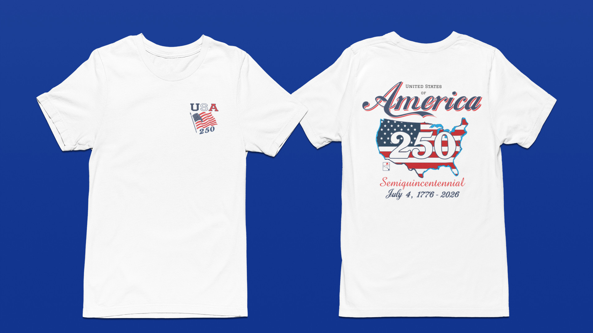 USA 250 Years 4th of July Celebration T-Shirt