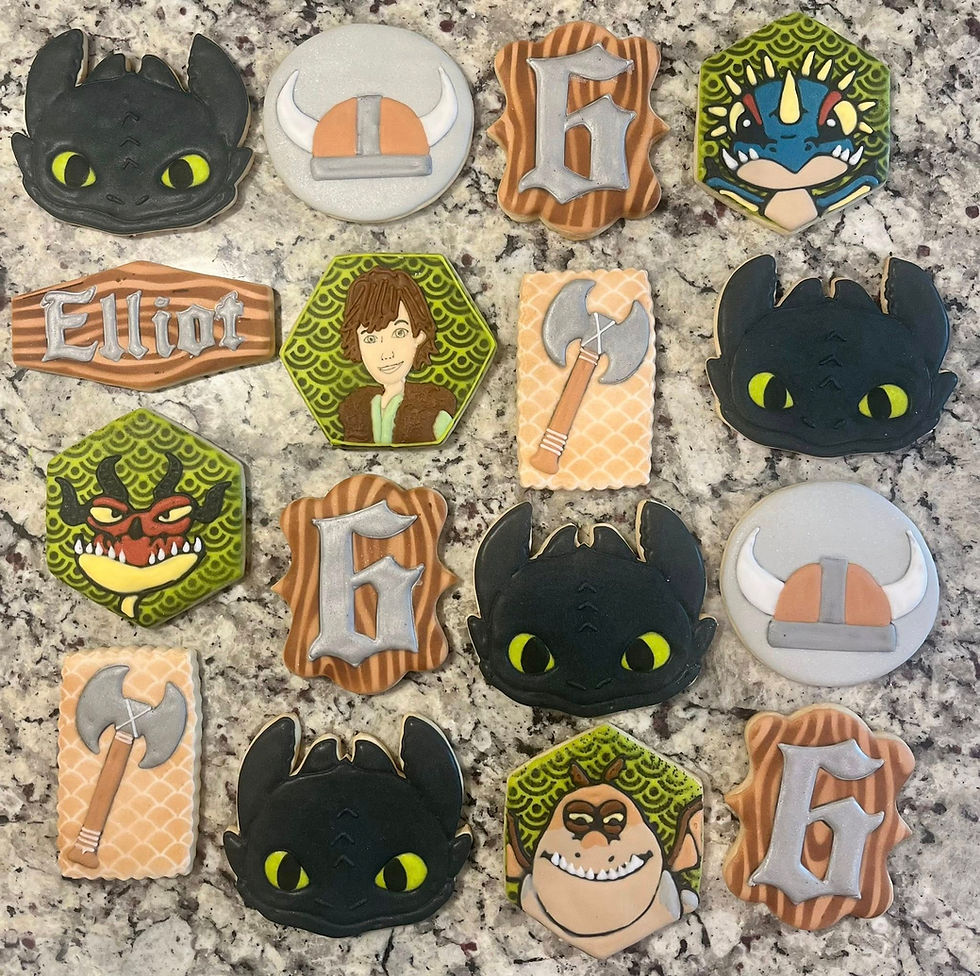 Thumbnail: Add Half a Dozen Character/logo Decorated Sugar Cookies