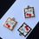 Thumbnail: Square cherry bow charm 