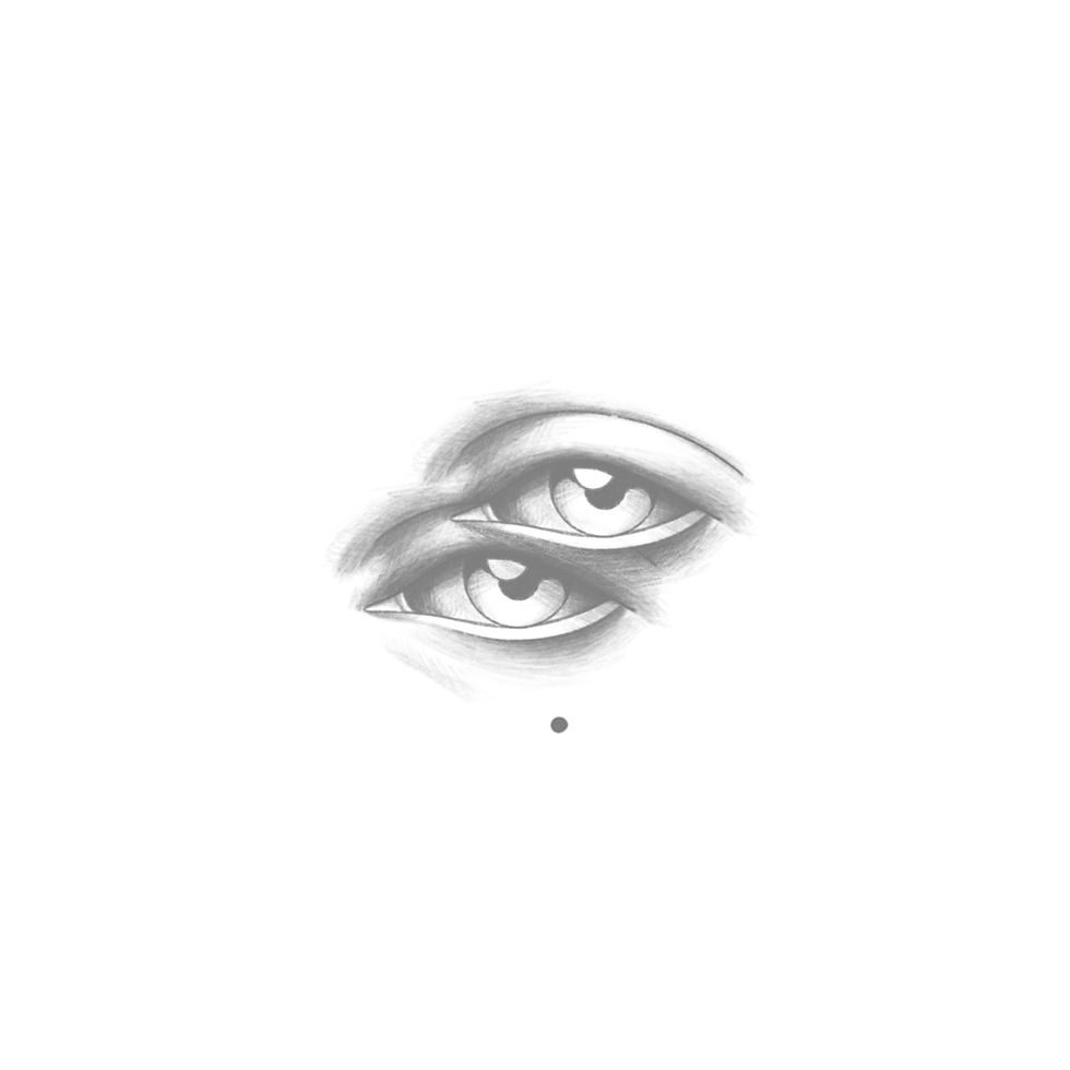 "double eye1" - min 5 cm