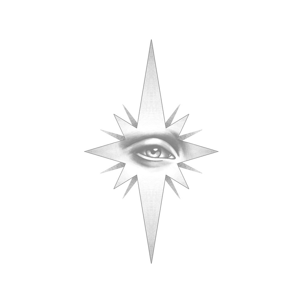 "eye in star1" - min 12 cm