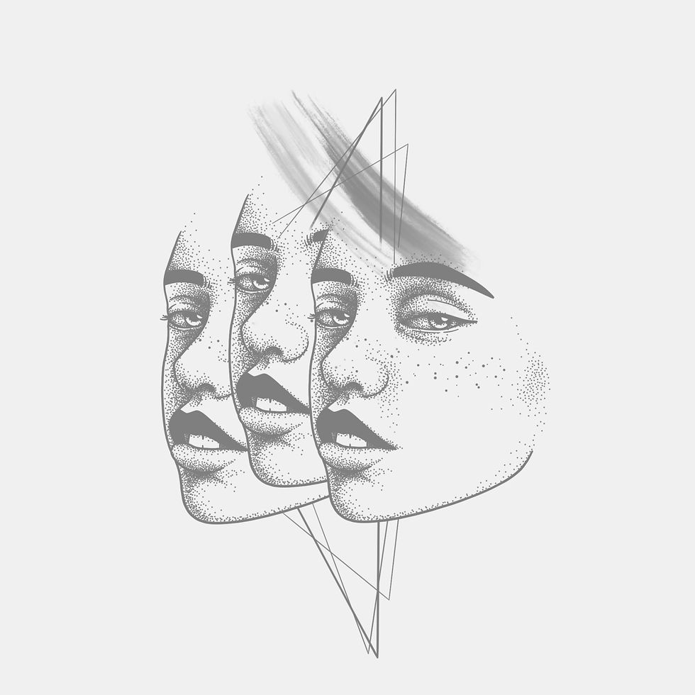 "triple face" (min. 12 cm)