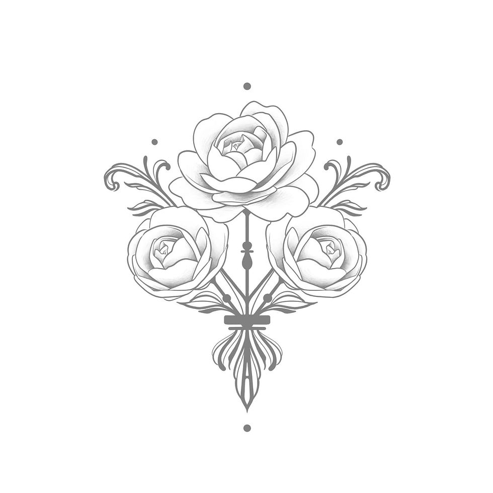 "flower bouquet2" - min 16cm