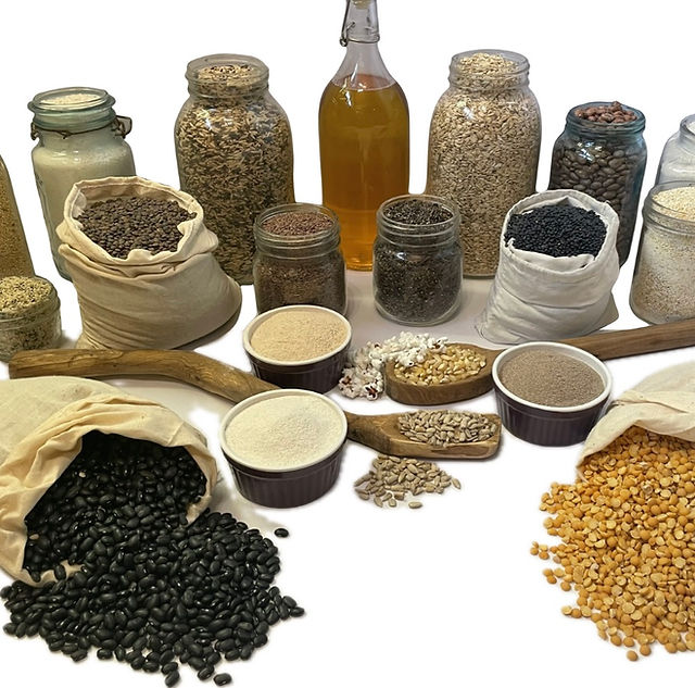 Lentils, pulses, and grains