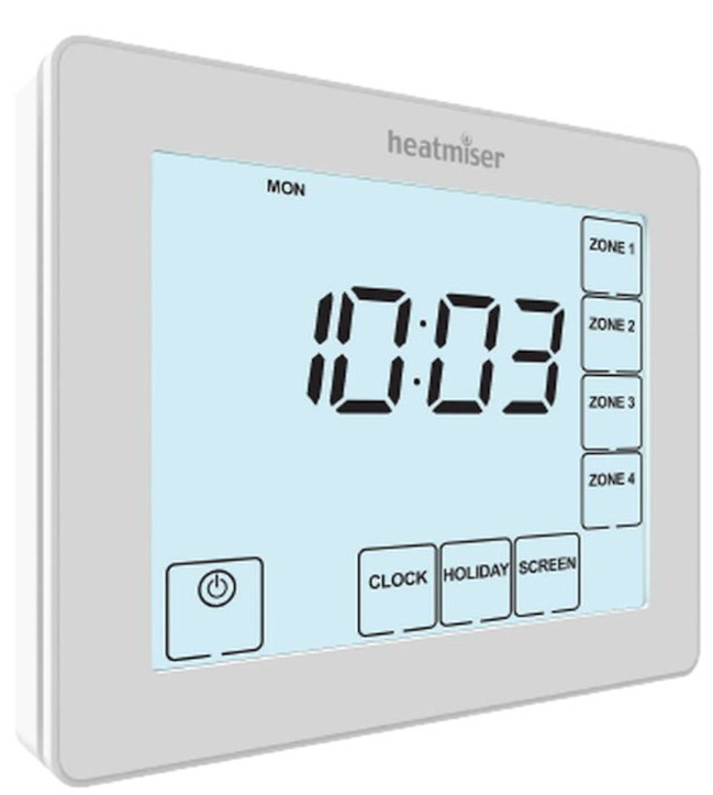 Heatmiser TM4-TS Four-Zone Touchscreen Programmer