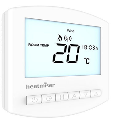 Heatmiser Slimline V4 230V Programmable Thermostat