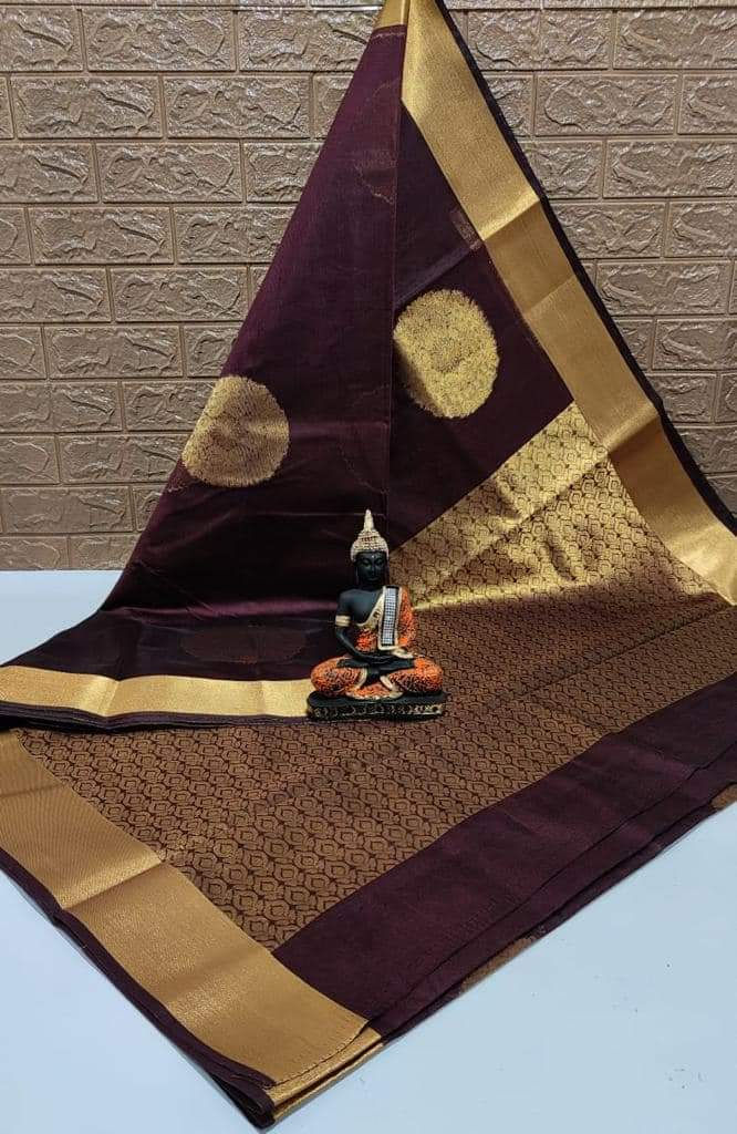 Handloom Mercerized Silk Cotton Saree