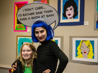 Eloise: What I absolutely love, love, love...is ART!