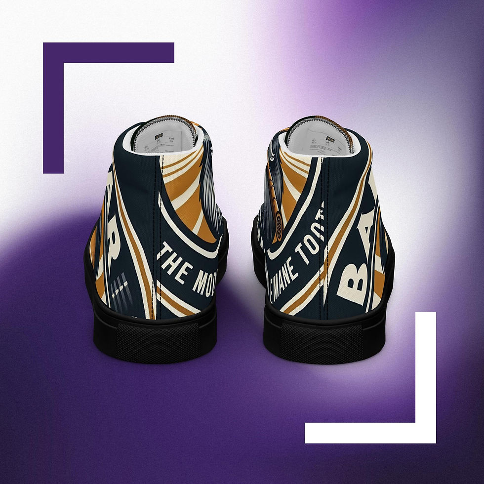 High-Top-Leinenschuhe für Herren