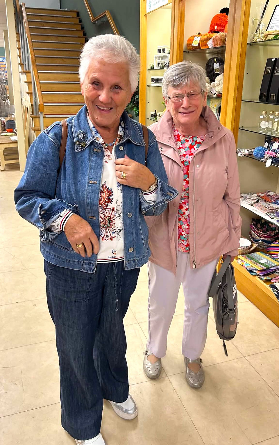 2 ladies stood in Midtown Makers smiling