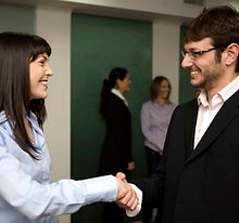 Smiling Handshake