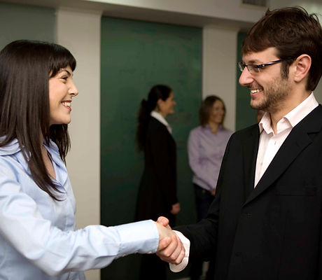 Smiling Handshake