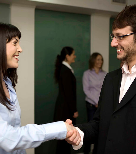 Smiling Handshake