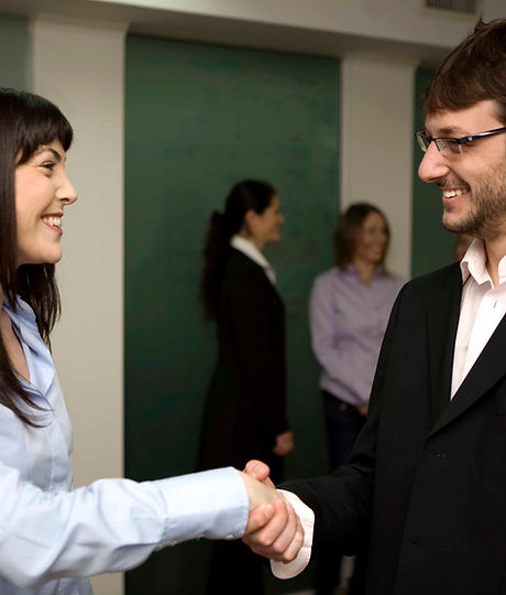 Smiling Handshake