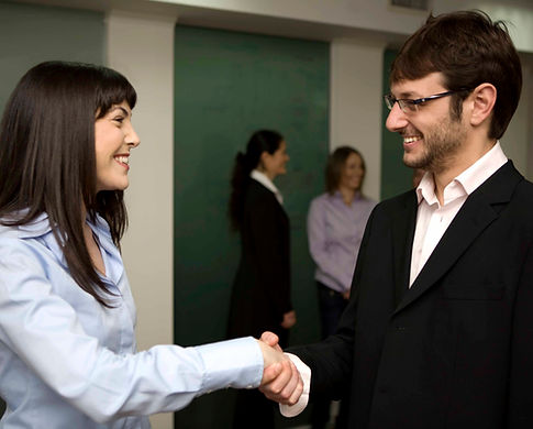 Smiling Handshake