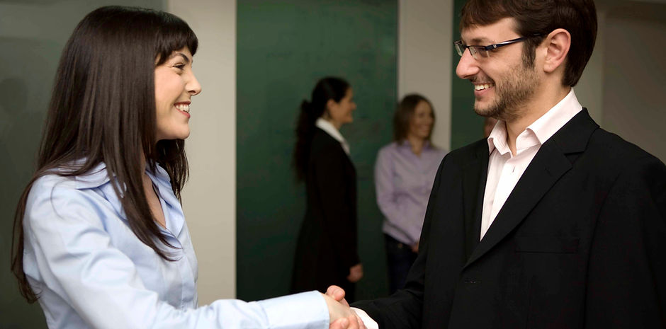 Smiling Handshake