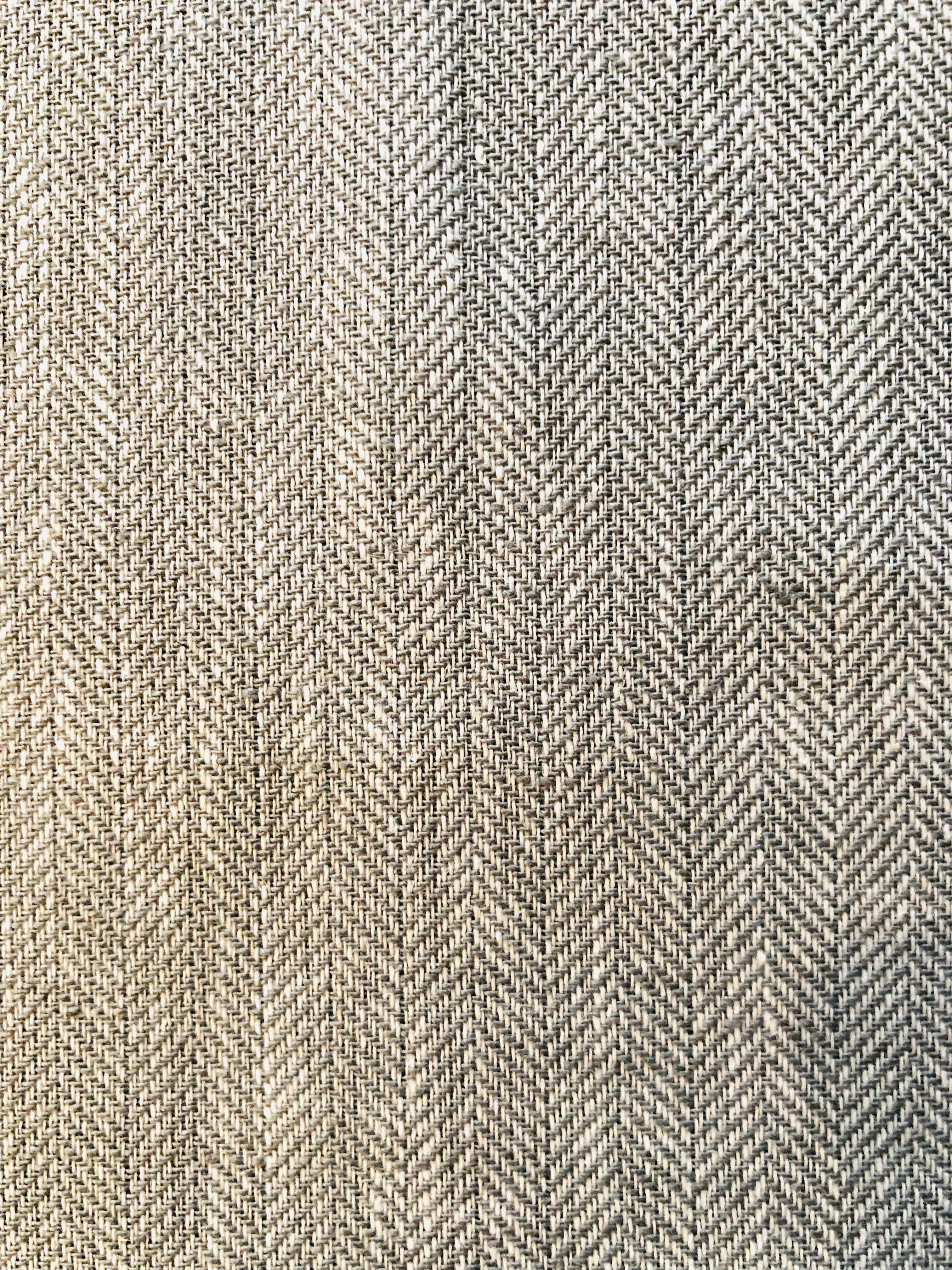 Leinen-Baumwolle, Fischgrad grau