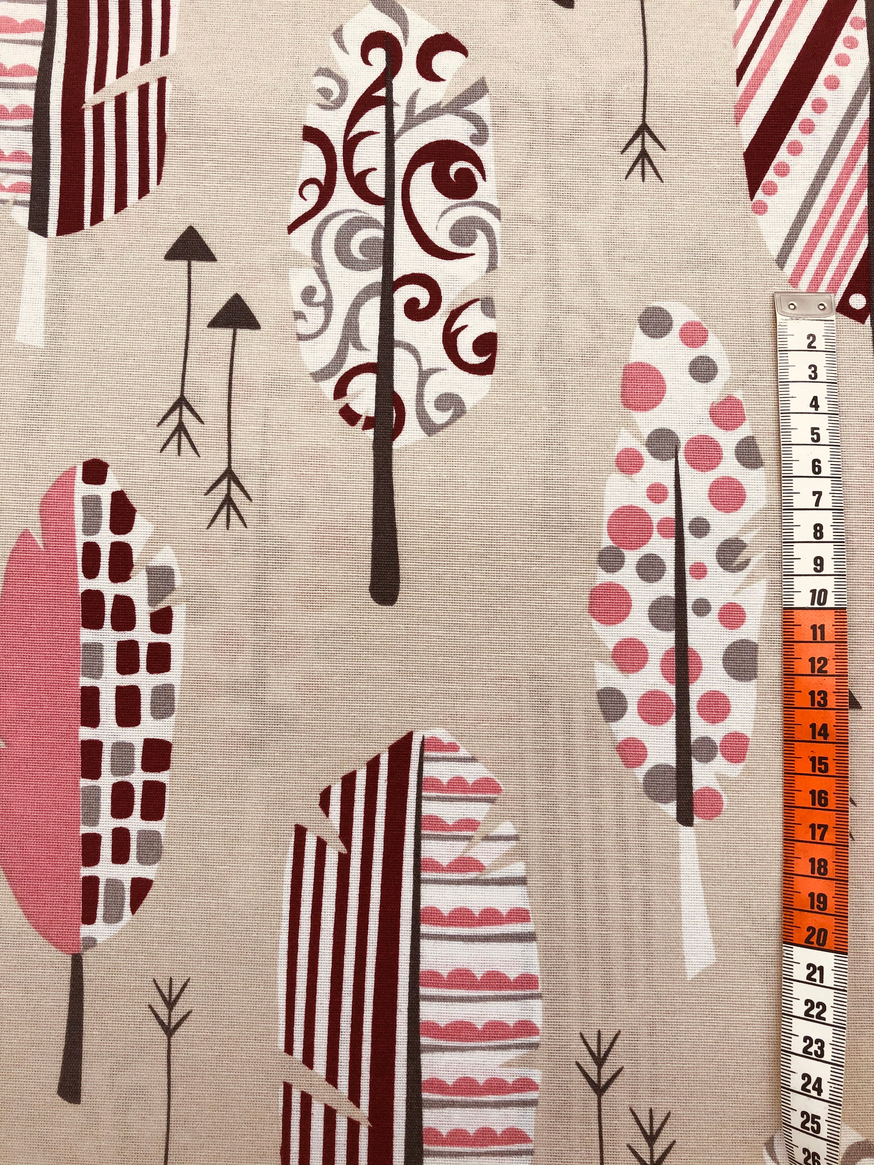 Dekostoff, Federn made in Spain