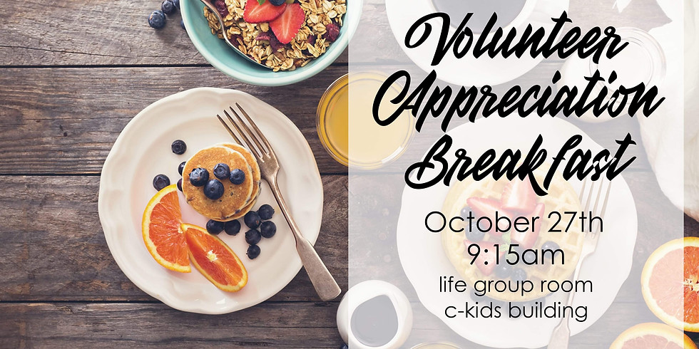 Volunteer Breakfast