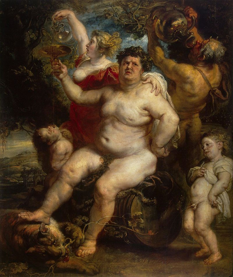 "Bacchus" by Peter Paul Rubens (1638-40)
