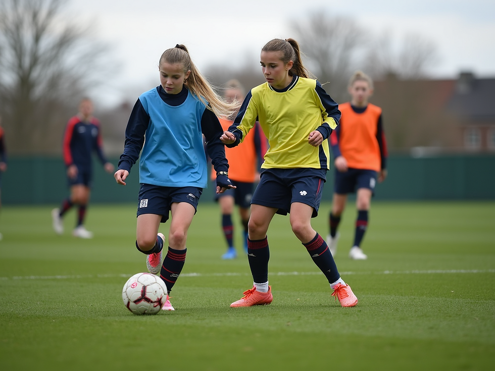 Girls-footballers-in-action-during-a-training-session-on-the-Priory-School-3G-Pitches-in-H