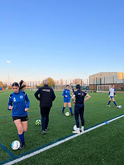 girls football coaching sessions