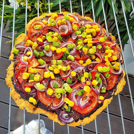 Ropogós Vöröslencse Pizza