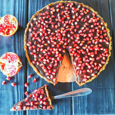Tonkababos Csoki Ganache Pite Gránátalmával