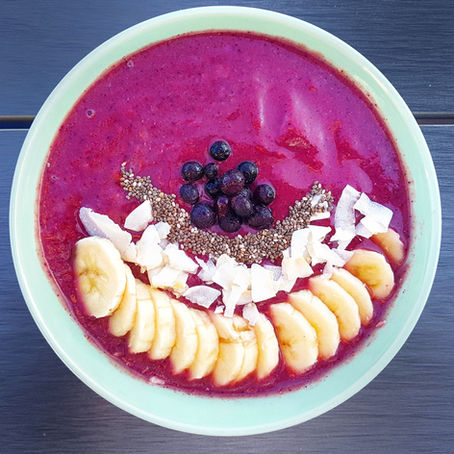 Áfonyás-Málnás Cukkini Smoothie
