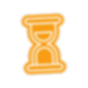 Symbole représentant un sablier pour la durée de l'activité
