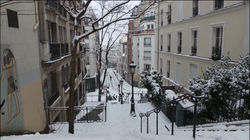 MONTMARTRE SOUS LA NEIGE PARIS 2013