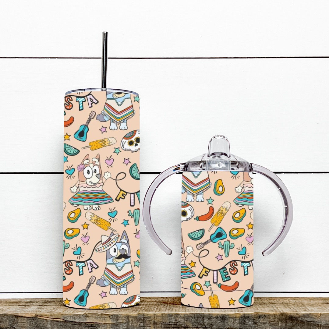 Fiesta de Perros (All Sizes) - Stainless Steel Cups