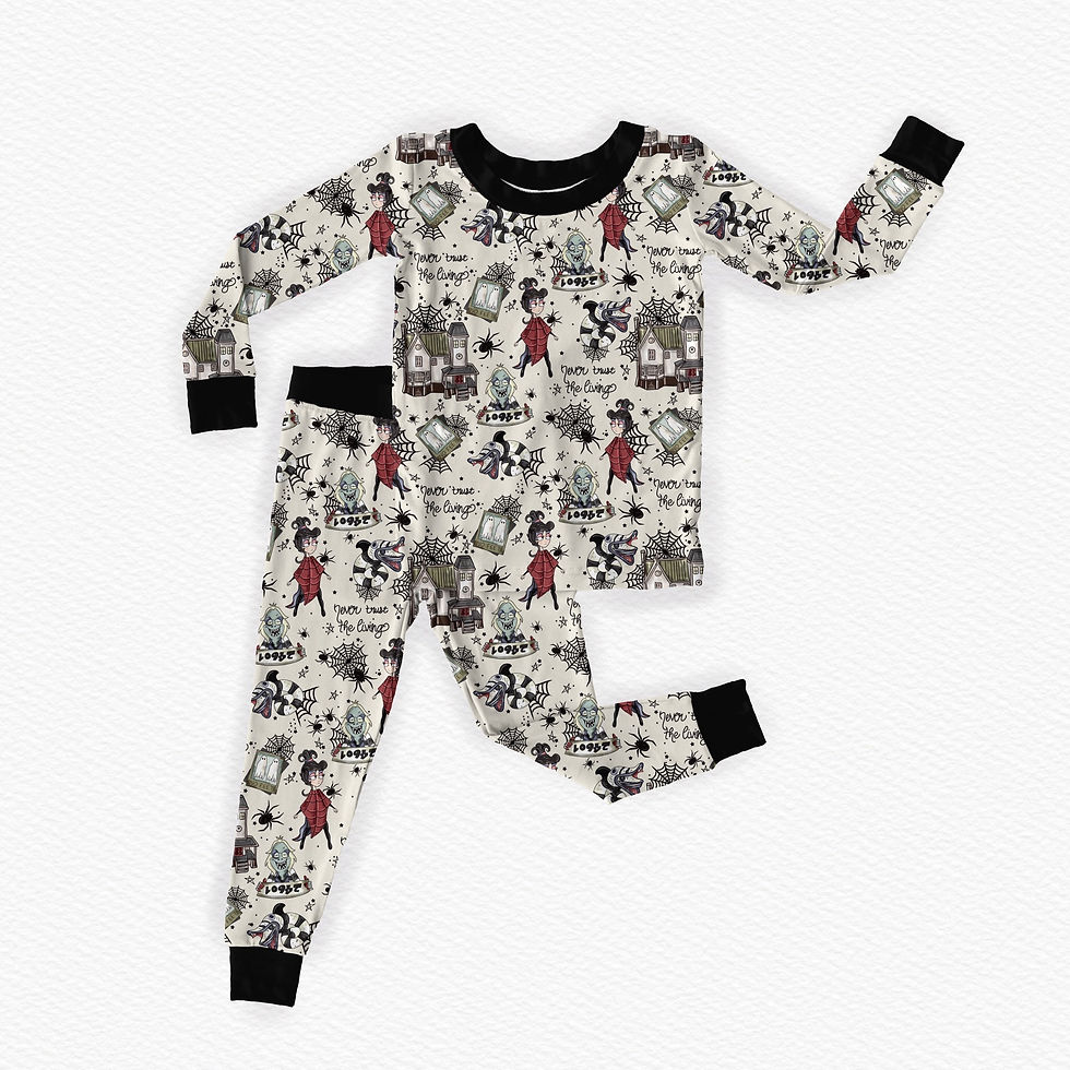 2-piece Bamboo PJs - Spooky Juice