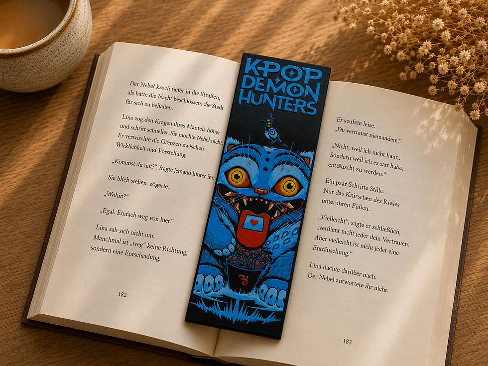 Lesezeichen Derpy | 3D-Druck Bookmark | Lustiges Anime & K-Pop Geschenk
