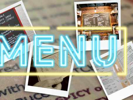 Étapes de création et amélioration d'une carte de restaurant