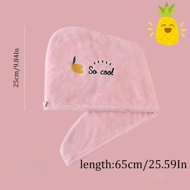 Miniatura: Touca Toalha Cabelo Secagem Rápida Super Absorvente Feminina