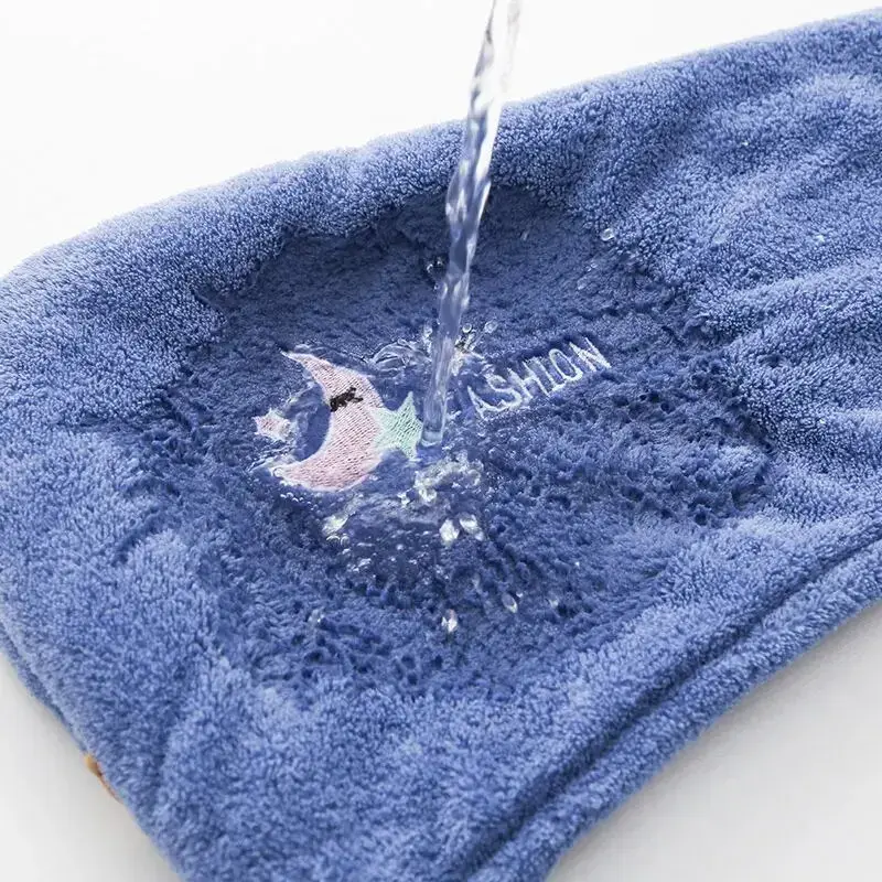 Miniatura: Touca Toalha Cabelo Secagem Rápida Super Absorvente Feminina
