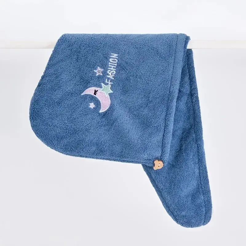 Miniatura: Touca Toalha Cabelo Secagem Rápida Super Absorvente Feminina