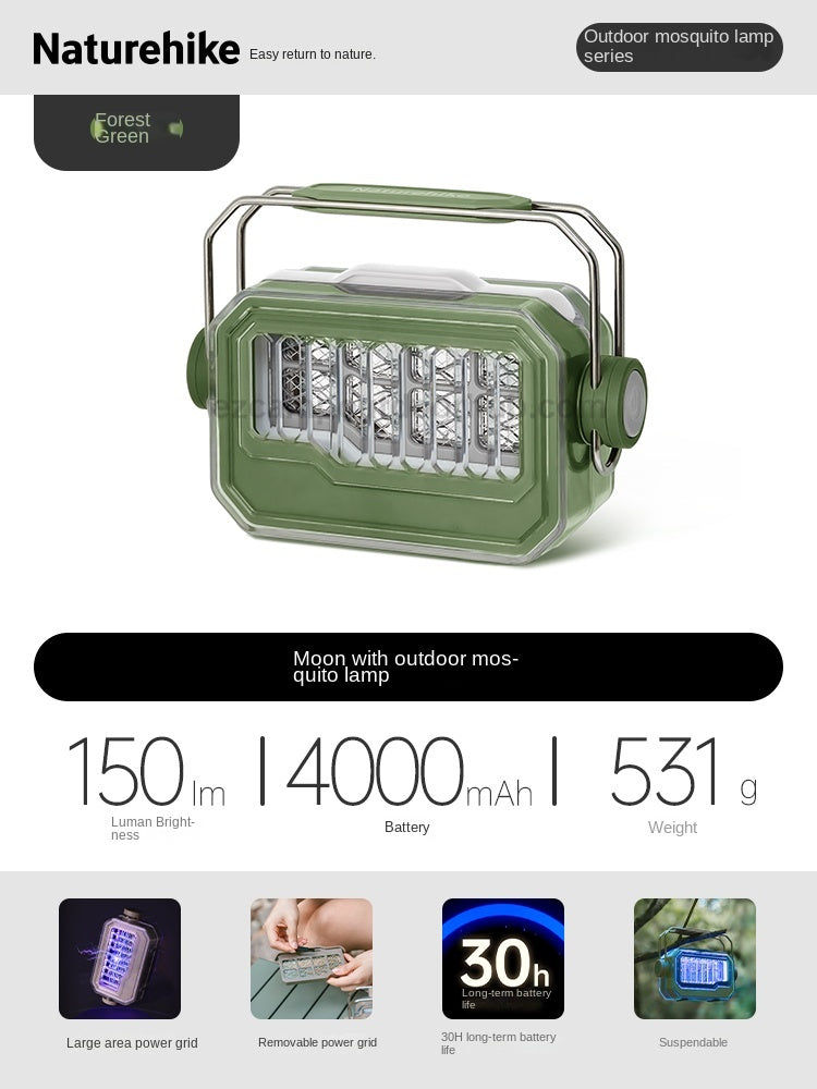 Naturehike MOON Anti Mosquito Killer Lamp 4000mAh